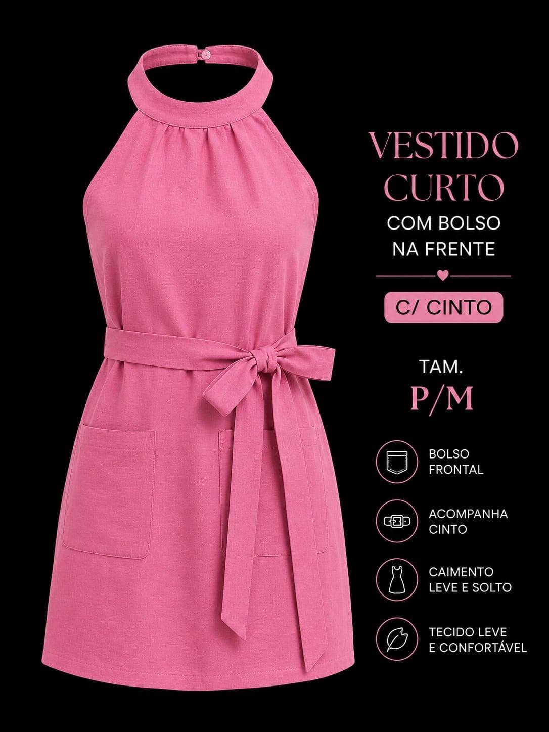 Vestido rosa